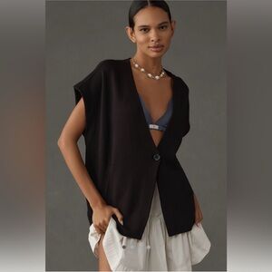 Anthropologie Oversized Sweater Vest